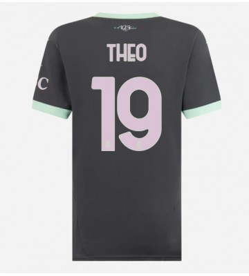 AC Milan Theo Hernandez #19 Tercera Equipación Mujer 2024-25 Manga Corta